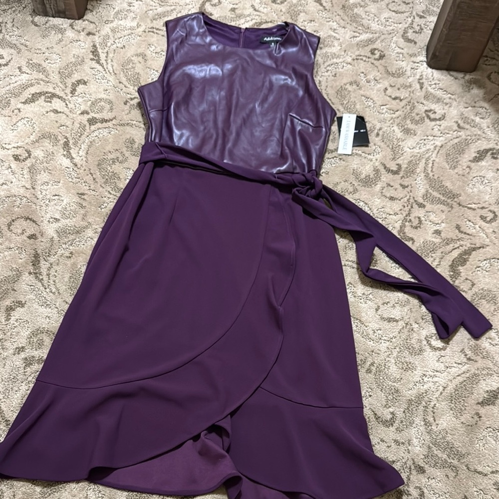 Purple Sleeveless Dress